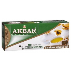 Чай Akbar (Акбар) Зеленый  37,5г (25х1,5г)